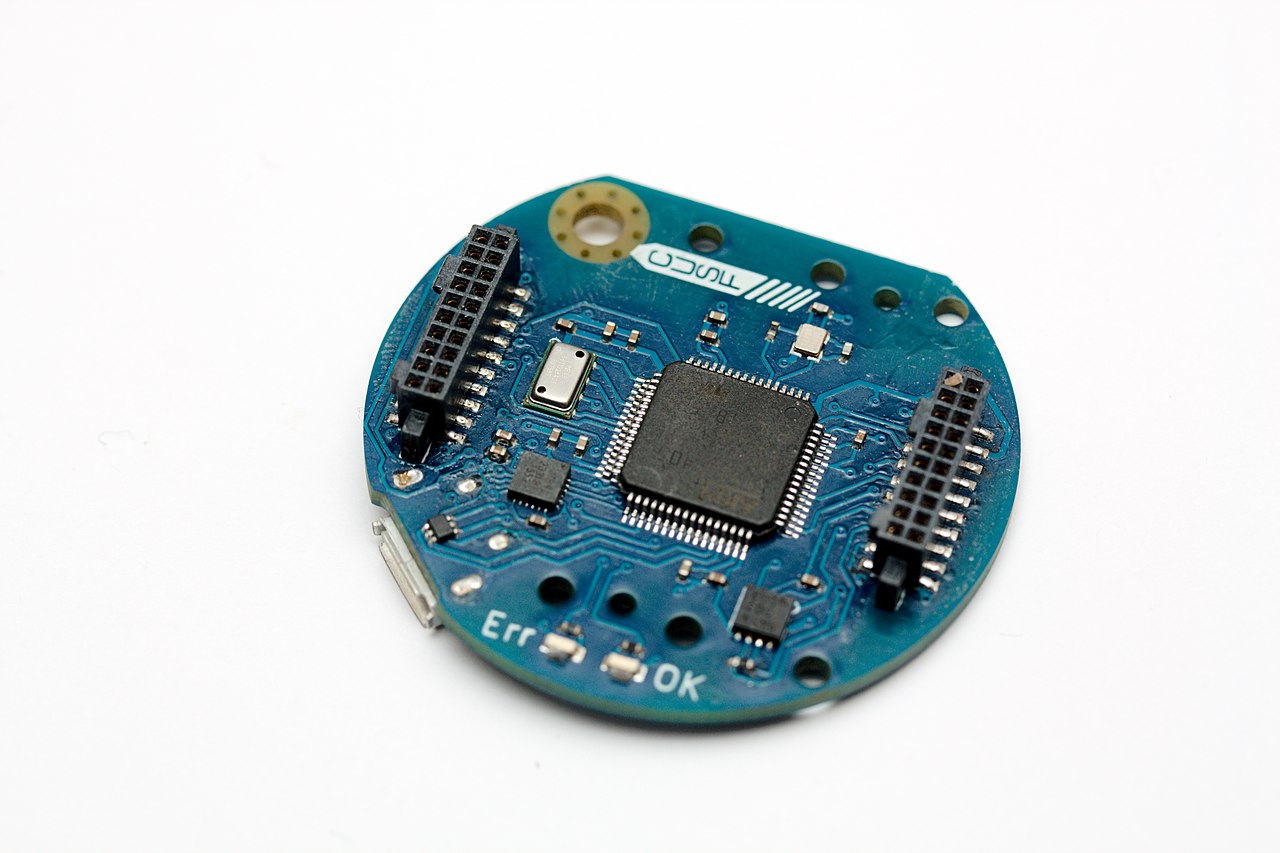 A drone avionics / flight-controller board.