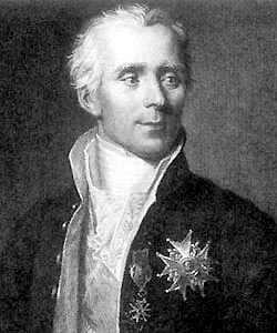 Portrait of Pierre-Simon Laplace.