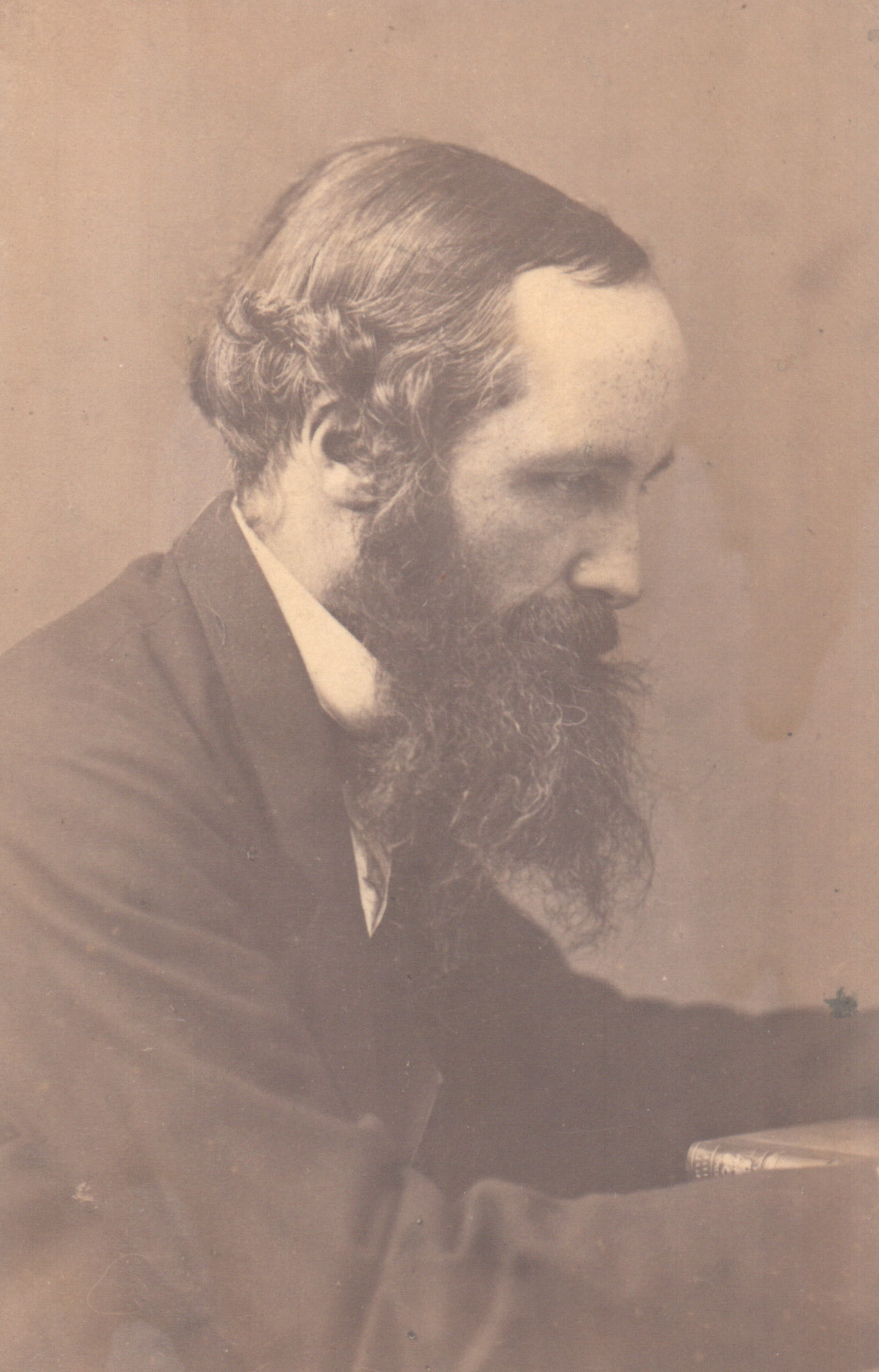 Portrait of James Clerk Maxwell.