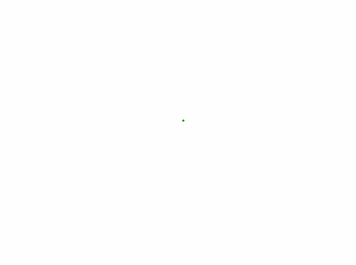 Animation of a Rapidly-exploring Random Tree branching outward from random samples to fill the free space.